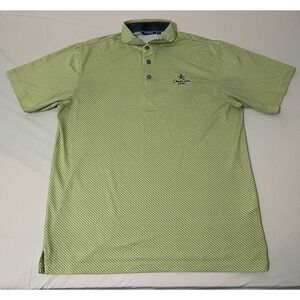 Devereux Polo Shirt Mens Medium Green Golf  Polo Performance Ocean Course Kaui‎
